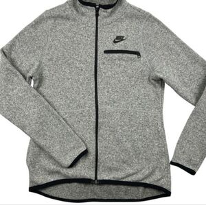 VintageY2K Nike Gray Zip-Up Jacket Size Large Runs Medium